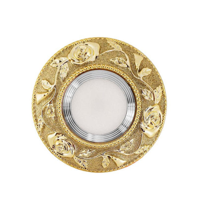 American Luxury Gold Cob Led Recessed Downlight Dimmable Spot Light Fixtures 3W 5W 7W Home Deco Living Room Aisle Ceilings Lamp