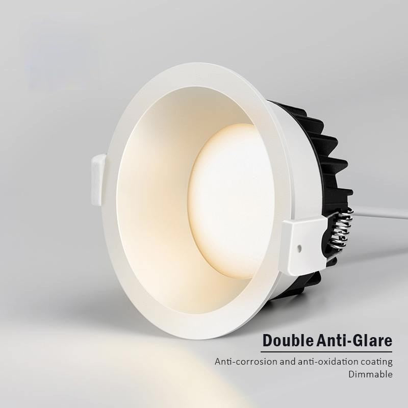 Anti-corrosion Dimmable LED Downlight Anti-Glare Led Ceiling Lamp LED Spot Lighting Bedroom Kitchen Led Recessed Downlight