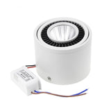 Surface Mounted LED Downlight 5W 7W 9W 15W Spot Light 360 angles revolve Dimmable LED Downlight AC85-265V + LED Driver