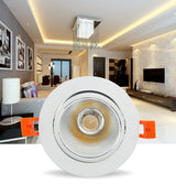 DBF Super Gorgeous Dimmable LED COB Recessed Ceiling Downlight 7W/9W/12W/15W/18W Ceiling Spot Light with AC85-265V LED Driver
