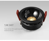 DBF Anti-Glare Ceiling Spot Light 7W 12W 18W 20W New Honeycomb Nest Reflector Home Bedroom Corridor Dimmable Embedded Downlight