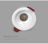 DBF Anti-Glare Ceiling Spot Light 7W 12W 18W 20W New Honeycomb Nest Reflector Home Bedroom Corridor Dimmable Embedded Downlight