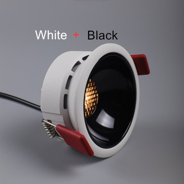 DBF Anti-Glare Ceiling Spot Light 7W 12W 18W 20W New Honeycomb Nest Reflector Home Bedroom Corridor Dimmable Embedded Downlight