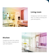 Benexmart Tuya Zigbee Smart Downlight 7W 10W RGBCW Led Round Ceiling Light Color Changing Dimmer Alexa Google Home Smartthings