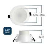 Benexmart Tuya Zigbee Smart Downlight 7W 10W RGBCW Led Round Ceiling Light Color Changing Dimmer Alexa Google Home Smartthings