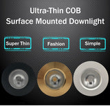 DBF Super Thin Driverless Surface Mounted Ceiling Spot Light Not Dimmable 3W 5W 7W 9W LED Downlight for Cabinet Showcase Photo