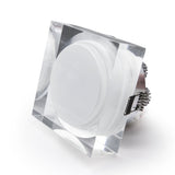 Led Recessed Downlight Round/Square Crystal Ceiling Led Lamp 1W 5W 10W Spot Led Light For Living Room Bedroom Restaurant Coffee