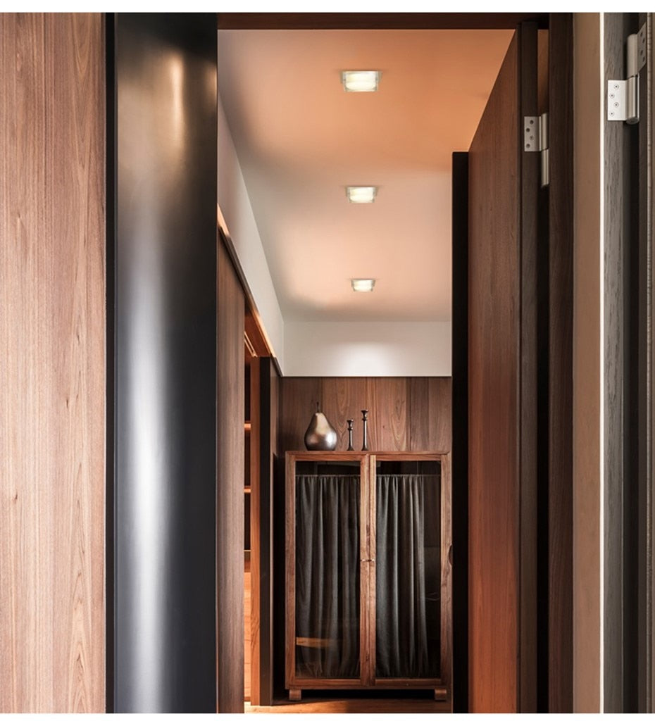 Led Recessed Downlight Round/Square Crystal Ceiling Led Lamp 1W 5W 10W Spot Led Light For Living Room Bedroom Restaurant Coffee