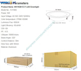 MiBoxer FUT068 6W Smart RGB+CCT Downlight with Driver AC 110V 220V 2.4G Wireless RF Remote WiFi APP Alexa Google Voice Control