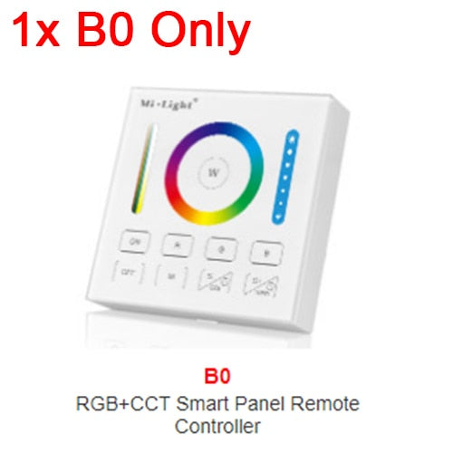 MiBoxer FUT068 6W Smart RGB+CCT Downlight with Driver AC 110V 220V 2.4G Wireless RF Remote WiFi APP Alexa Google Voice Control