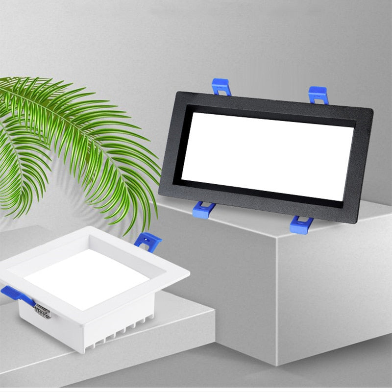 Dimmable Led Panel Recessed led Downlight 12W 18W 24w 30w Square Led Spot Light Led Ceiling Lamp AC110V 220V