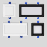 Dimmable Led Panel Recessed led Downlight 12W 18W 24w 30w Square Led Spot Light Led Ceiling Lamp AC110V 220V