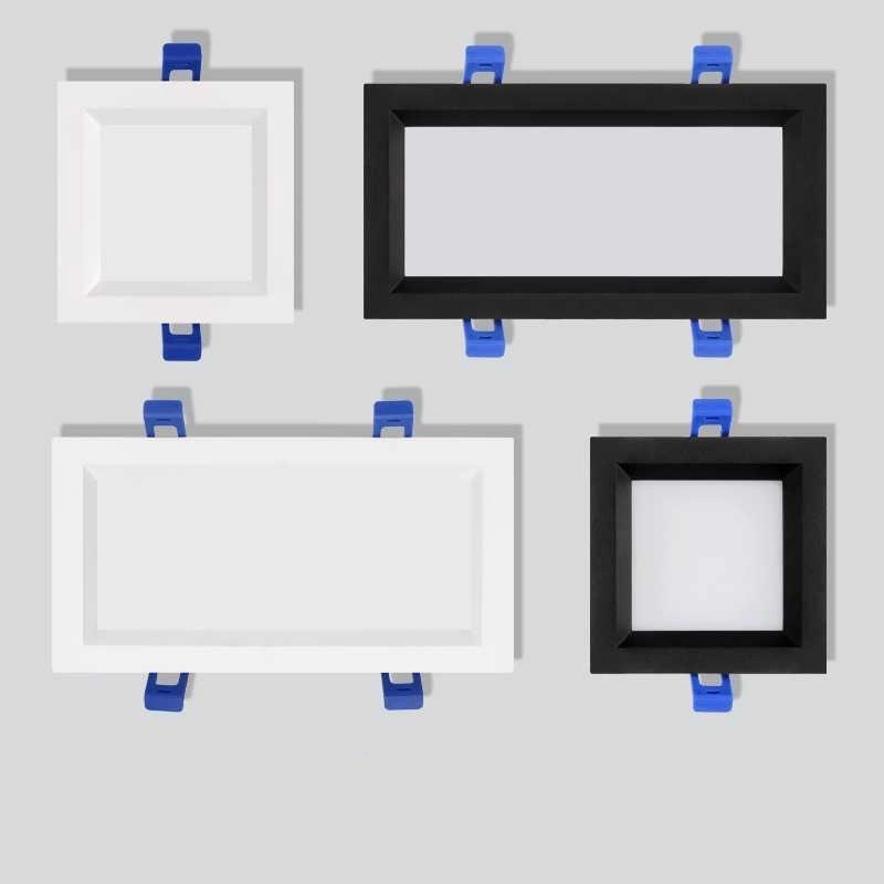 Dimmable Led Panel Recessed led Downlight 12W 18W 24w 30w Square Led Spot Light Led Ceiling Lamp AC110V 220V