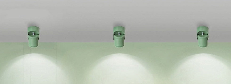 Macaron Led Downlight Surface Mounted Spot Led 360° Rotation COB Chip Indoor Lighting Background Wall Living Room Ceiling Lights