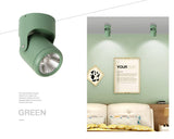 Macaron Led Downlight Surface Mounted Spot Led 360° Rotation COB Chip Indoor Lighting Background Wall Living Room Ceiling Lights