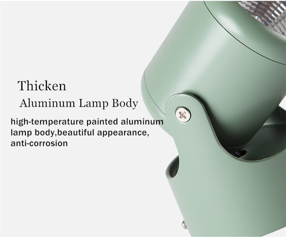 Macaron Led Downlight Surface Mounted Spot Led 360° Rotation COB Chip Indoor Lighting Background Wall Living Room Ceiling Lights