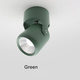 Macaron Led Downlight Surface Mounted Spot Led 360° Rotation COB Chip Indoor Lighting Background Wall Living Room Ceiling Lights