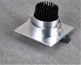 LED Square COB Downlight Dimmable AC 85-265V 7W 9W 12W Recessed Led ceiling lamp Spot light Bulbs Indoor Lighting