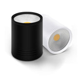 DBF High Bright Epistar COB LED Surface Mounted Downlight Dimmable 3W 5W 7W 10W 12W 15W Ceilling Spot Lamp White/Black Housing