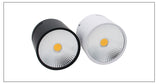 DBF High Bright Epistar COB LED Surface Mounted Downlight Dimmable 3W 5W 7W 10W 12W 15W Ceilling Spot Lamp White/Black Housing