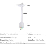 Modern LED Downlight Smart 2.4GHZ chandelie WIFI living room, 9W bedroom Kitchen RGB Warm Cool light Work with TUYA Google Home