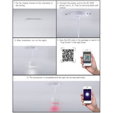 Modern LED Downlight Smart 2.4GHZ chandelie WIFI living room, 9W bedroom Kitchen RGB Warm Cool light Work with TUYA Google Home