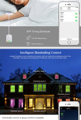 Modern LED Downlight Smart 2.4GHZ chandelie WIFI living room, 9W bedroom Kitchen RGB Warm Cool light Work with TUYA Google Home