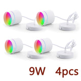 Modern LED Downlight Smart 2.4GHZ chandelie WIFI living room, 9W bedroom Kitchen RGB Warm Cool light Work with TUYA Google Home
