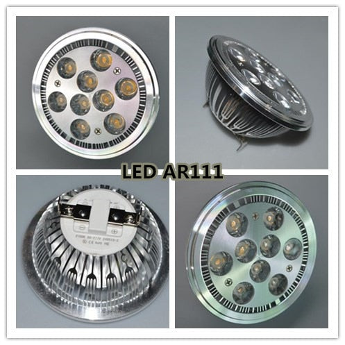 LED AR111 5W led 1*1W 7W 9w G53 lamp G53 LED 110-240V DC12V Downlight led bulb led spotlight GU10