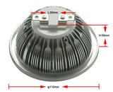 LED AR111 5W led 1*1W 7W 9w G53 lamp G53 LED 110-240V DC12V Downlight led bulb led spotlight GU10