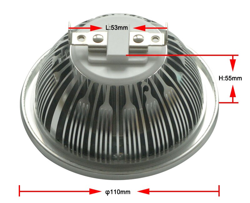 LED AR111 5W led 1*1W 7W 9w G53 lamp G53 LED 110-240V DC12V Downlight led bulb led spotlight GU10