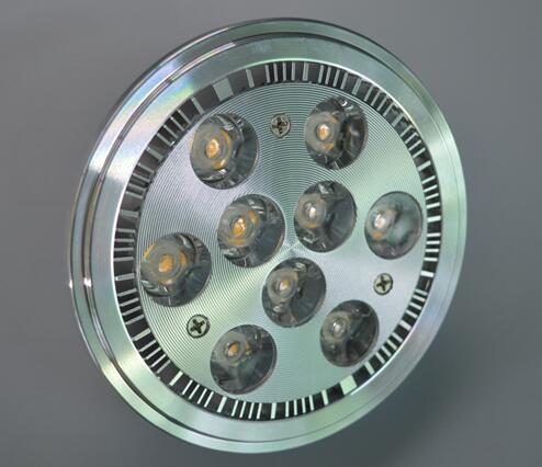 LED AR111 5W led 1*1W 7W 9w G53 lamp G53 LED 110-240V DC12V Downlight led bulb led spotlight GU10