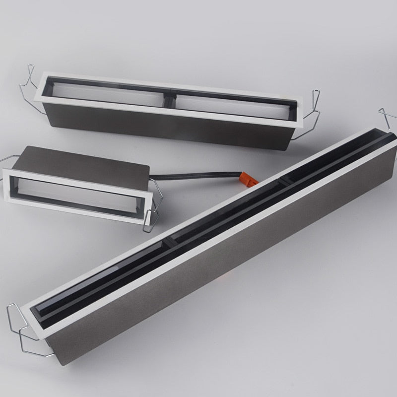 Mordern Linear Line Lamp Embedded Ceiling Downlight Polarized Lights Linear Wall Wash LED 10W 20W 30W Indoor Lighting Rec