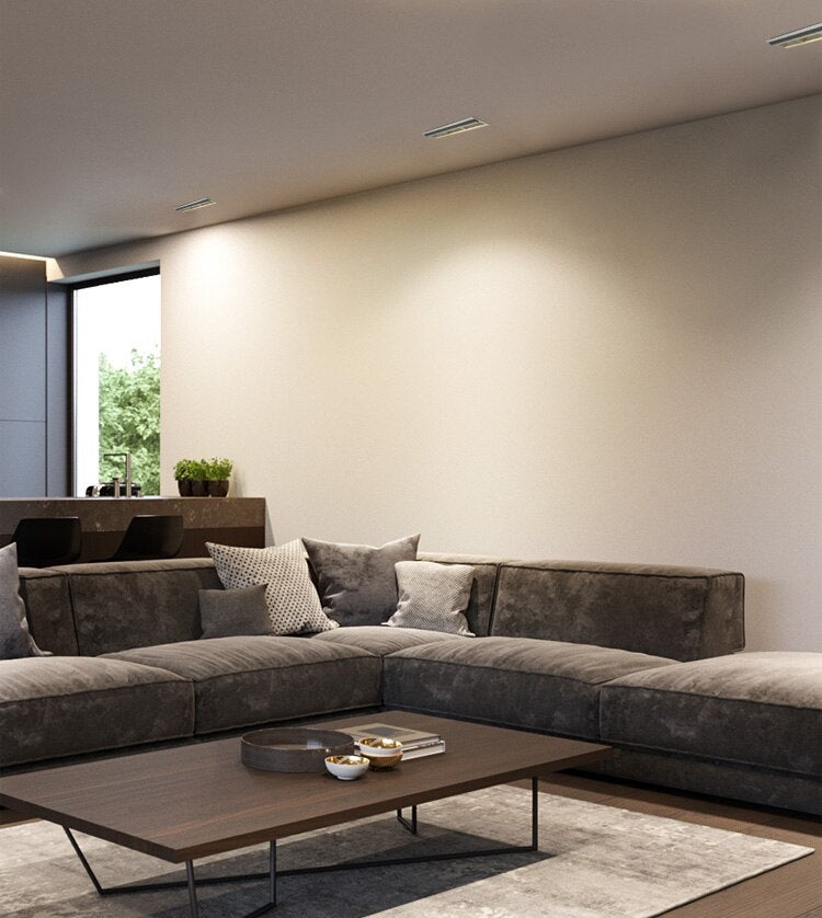 Mordern Linear Line Lamp Embedded Ceiling Downlight Polarized Lights Linear Wall Wash LED 10W 20W 30W Indoor Lighting Rec