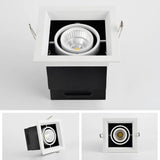 Dimmable COB Led Downlight Light Ceiling Spot Light 10W 20W 30W AC85-265V White/Black Ceiling Recessed Lights Indoor Lighting