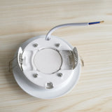Recessed 8pcs/Lot Lamp Base GX53 Led or Halogen Downlight as Fixture White Chrome Color Body Indoor Lighting