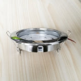 Recessed 8pcs/Lot Lamp Base GX53 Led or Halogen Downlight as Fixture White Chrome Color Body Indoor Lighting