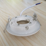 Recessed 8pcs/Lot Lamp Base GX53 Led or Halogen Downlight as Fixture White Chrome Color Body Indoor Lighting
