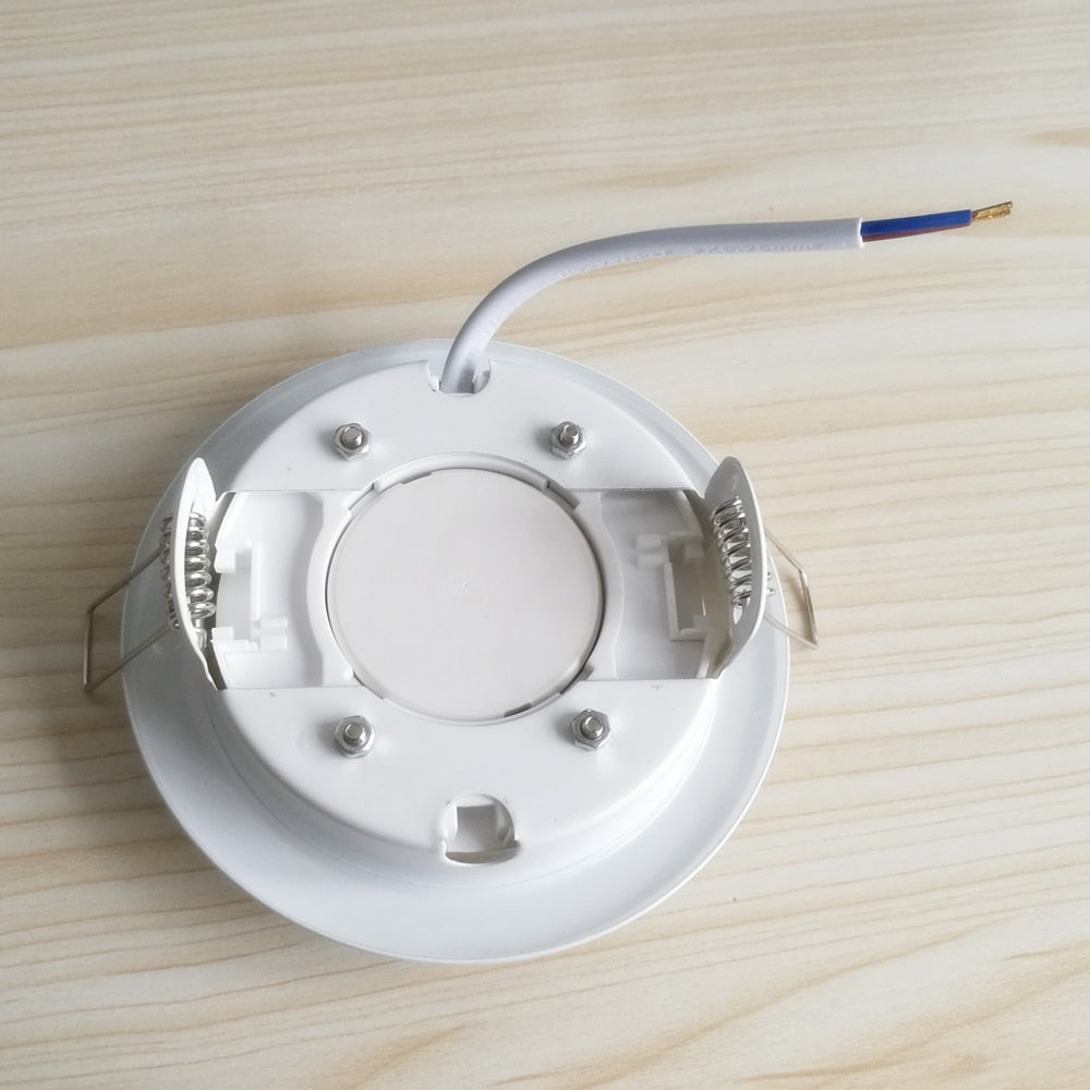 Recessed 8pcs/Lot Lamp Base GX53 Led or Halogen Downlight as Fixture White Chrome Color Body Indoor Lighting