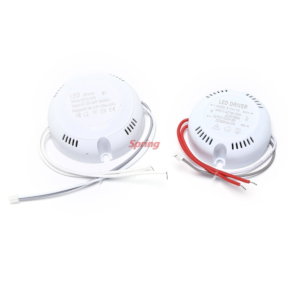 Hot NEW 24W 36w LED Driver,Ceiling Driver,220v Round Driver Lighting Transform For LED Downlights,Lights High Quality