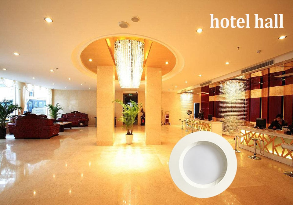 Radar Motion Sensor LED Downlight 5W 7W Round Recessed Led Bulb 110/220V Radar Sensor Light for Indoor Aisle Corridor Verandah