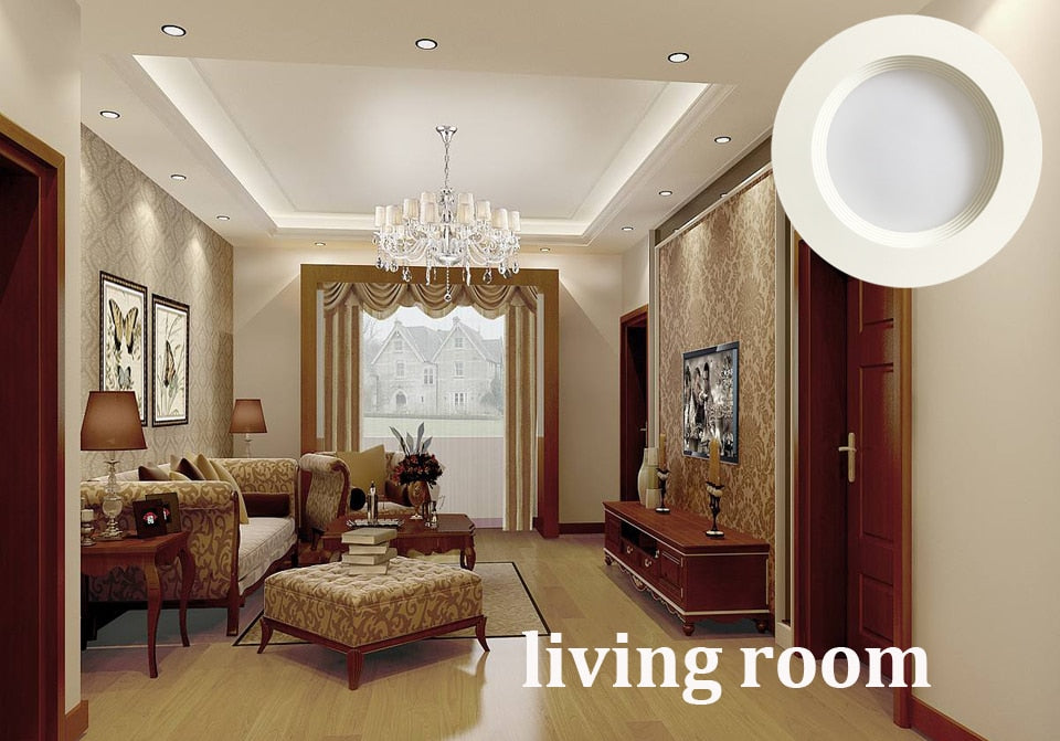 Radar Motion Sensor LED Downlight 5W 7W Round Recessed Led Bulb 110/220V Radar Sensor Light for Indoor Aisle Corridor Verandah