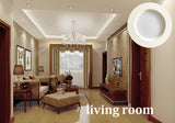 Radar Motion Sensor LED Downlight 5W 7W Round Recessed Led Bulb 110/220V Radar Sensor Light for Indoor Aisle Corridor Verandah