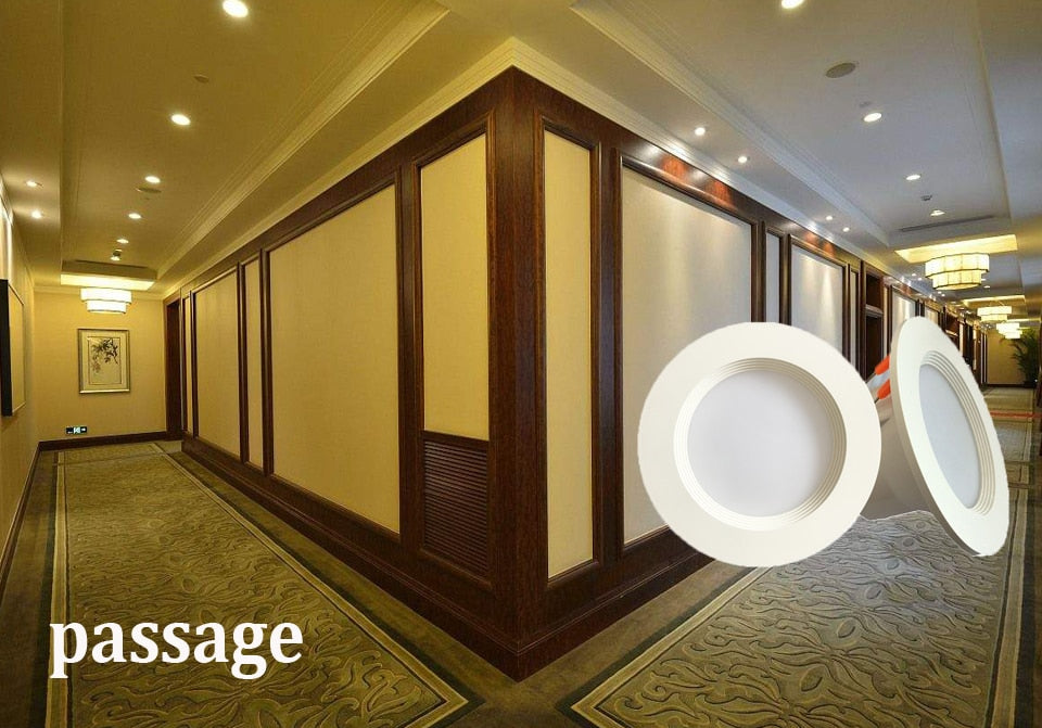 Radar Motion Sensor LED Downlight 5W 7W Round Recessed Led Bulb 110/220V Radar Sensor Light for Indoor Aisle Corridor Verandah