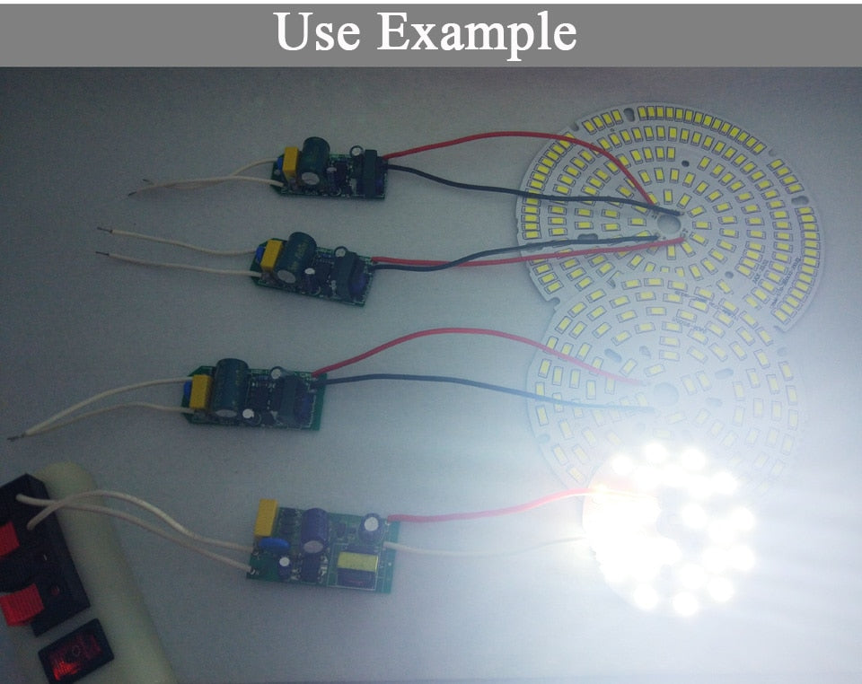 UMAKED LED Driver 100W Output 280mA/500mA SMD5730/2835 LED PCB inside Lighting Transformer Bulb Downlight DIY Accessories