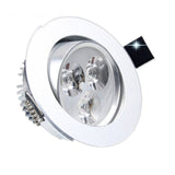 Ceiling downlight Epistar LED ceiling lamp Silver Decoration Recessed Spot light AC165-240v for home illumination led bulb light