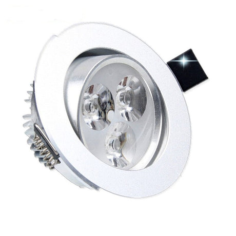 Ceiling downlight Epistar LED ceiling lamp Silver Decoration Recessed Spot light AC165-240v for home illumination led bulb light