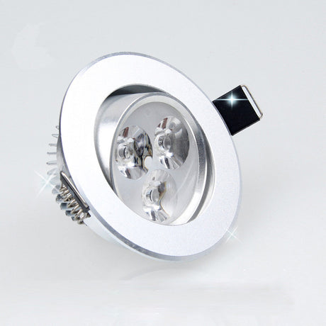 Ceiling downlight Epistar LED ceiling lamp Silver Decoration Recessed Spot light AC165-240v for home illumination led bulb light