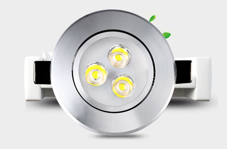 Ceiling downlight Epistar LED ceiling lamp Silver Decoration Recessed Spot light AC165-240v for home illumination led bulb light