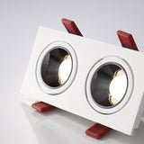 Angle Adjustable Anti-glare Square LED COB Recessed Downlight 7W 10W 12W 20W LED Ceiling Spot Light Kitchen Living room Indoor